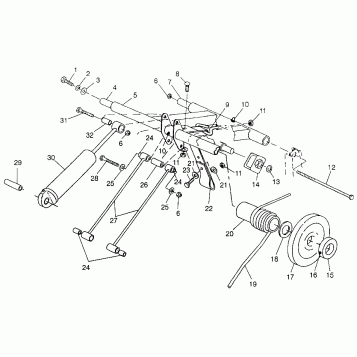 REAR TORQUE ARM ULTRA SPX 0975678, ULTRA SPX SE H975678 and EUROPEAN ULTRA (4939533953B014)