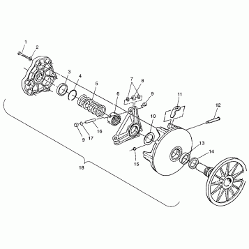 DRIVE CLUTCH - H975678 (4939533953C001)