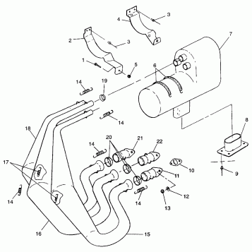 EXHAUST SYSTEM - H975678 (4939533953C004)