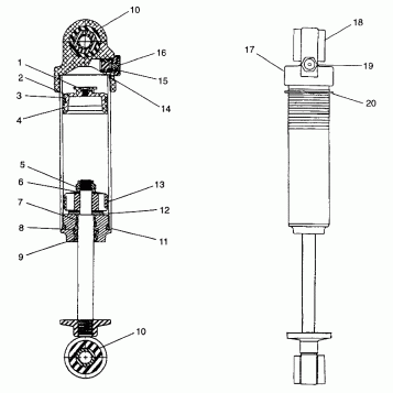 FOX SHOCK - GAS, MIDDLE - H975678 (4939533953C008)