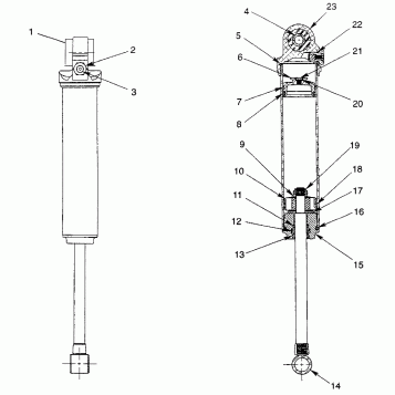 FOX SHOCK - GAS, REAR - H975678 (4939533953C009)