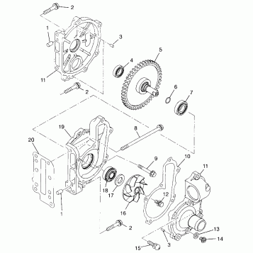 WATER PUMP - H975678 (4939533953C013)