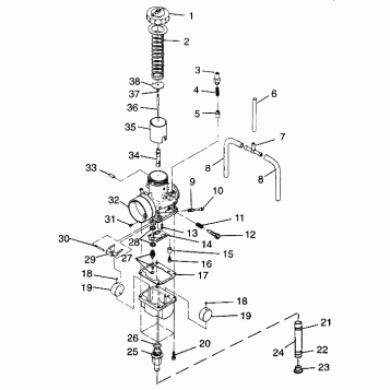 CARBURETOR ULTRA SPX 0975678, ULTRA SPX SE H975678 and EUROPEAN ULTRA SPX S (4939533953D001)