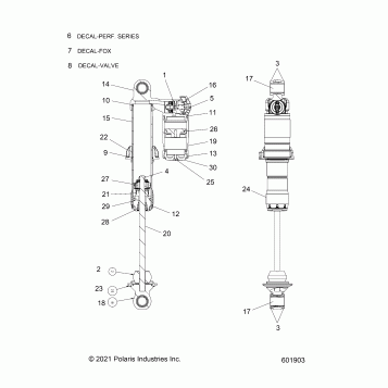 SUSPENSION, SHOCK, IFS - S26TLP6RS (601903)