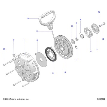 ENGINE, RECOIL STARTER - S26TGG8MS (C603222)