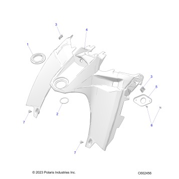 BODY, CONSOLE - S25CED5TSL/TSU (C602456)