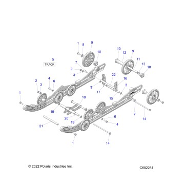 SUSPENSION, REAR - S23TDP6RS (C602281)