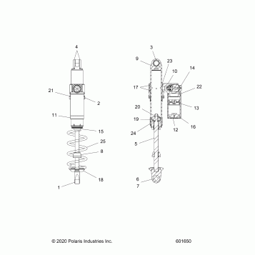 SUSPENSION, SHOCK, IFS (7045432) - S23TKV8RS (600951)