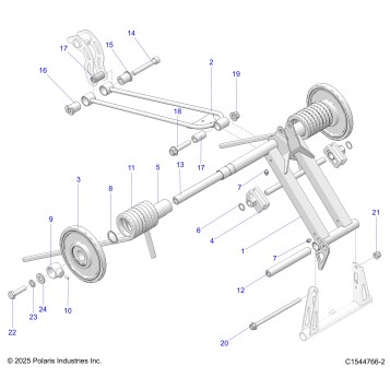 SUSPENSION, TORQUE ARM, REAR - S26TLF9FSL (C1544766-2)