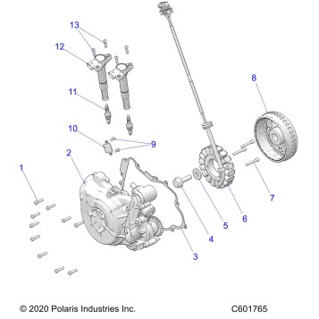ELECTRICAL, IGNITION SYSTEM, W/STATOR COVER - S23TKP9FS (C601765)