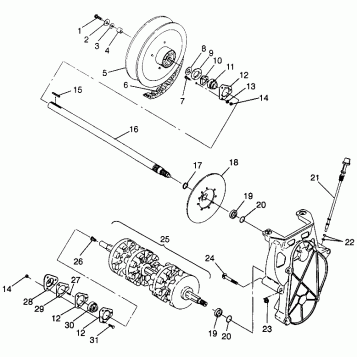 DRIVE TRAIN XLT LTD SP 0973776 (4940074007B007)