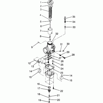 CARBURETOR XLT LTD SP 0973776 (4940074007C008)