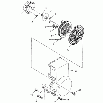 RECOIL STARTER XLT LTD SP 0973776 (4940074007C012)