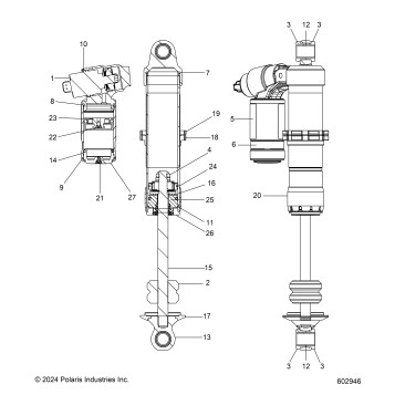 SUSPENSION, SHOCKS, IFS, INTERNALS - S26TDZ8MS (602946)