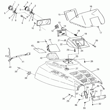 HOOD 700 XC 0971766 (4941814181A009)