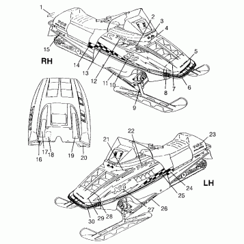 DECALS 700 XC 0971766 (4941814181A011)