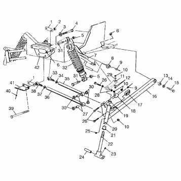 FRONT SUSPENSION - 0971766 (4941814181B001)