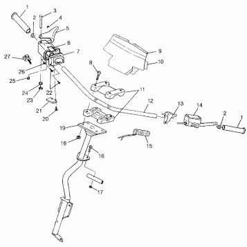 STEERING - HANDLEBAR - 0971766 (4941814181B003)