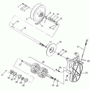 DRIVE TRAIN - 0971766 (4941814181B008)