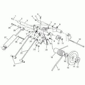 REAR TORQUE ARM - 0971766 (4941814181B012)