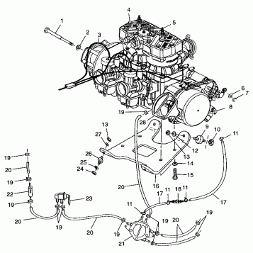 ENGINE MOUNTING 700 XC 0971766 (4941814181C003)