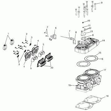 CYLINDER 700 XC 0971766 (4941814181C007)