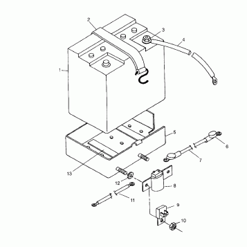 BATTERY BOX (DELUXE) - 0983431 (4941864186a013)