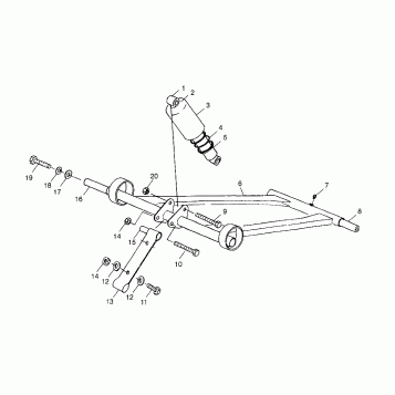 FRONT TORQUE ARM - 0983433 (4941864186B009)
