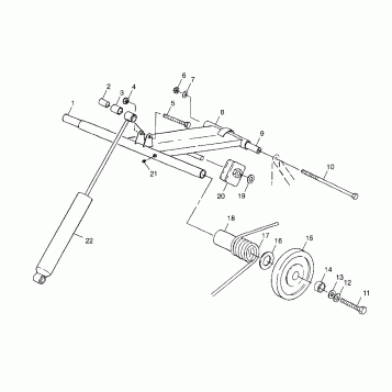REAR TORQUE ARM - 0983433 (4941864186B010)