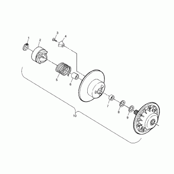 DRIVEN CLUTCH - 0983433 (4941864186B012)