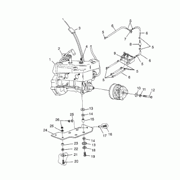 ENGINE MOUNTING - 0983433 (4941864186B013)