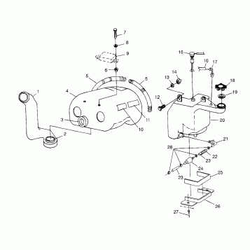 OIL TANK / AIR BOX LITE 0983433 and LITE DELUXE 0983431 (4941864186C001)