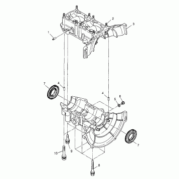 CRANKCASE LITE 0983433 and LITE DELUXE 0983431 (4941864186C003)