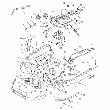 NOSEPAN and CONSOLE LITE TOURING 0983133 and EUROPEAN LITE TOURNG E983133 (4941934193A007)