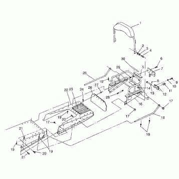 RACK and TUNNEL EXTENSION LITE TOURING 0983133 and EUROPEAN LITE TOURNG E98 (4941934193A013)