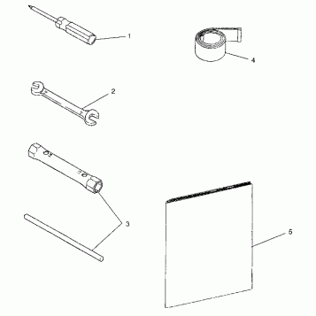 TOOL KIT LITE TOURING 0983133 and EUROPEAN LITE TOURNG E983133 (4941934193A014)