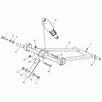 FRONT TORQUE ARM - E983133 (4941934193b009)