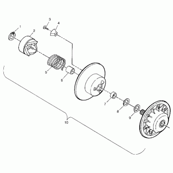 DRIVEN CLUTCH - E983133 (4941934193b012)