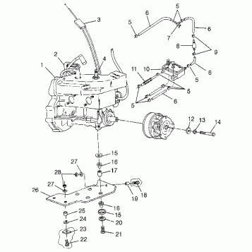 ENGINE MOUNTING - E983133 (4941934193b013)