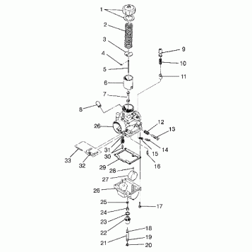 CARBURETOR LITE TOURING 0983133 and EUROPEAN LITE TOURNG E983133 (4941934193C006)