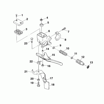 MASTER CYLINDER - 0971758 (4941984198a014)