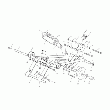 FRONT TORQUE ARM - 0971758 (4941984198b013)