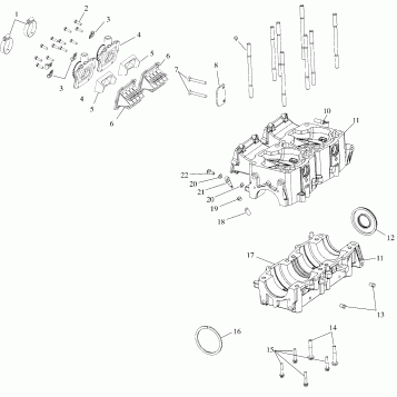 CRANKCASE - 0971758 (4941984198c005)