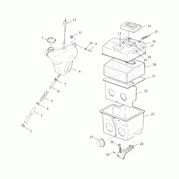 OIL TANK/AIR BOX - 0971758 (4941984198c007)