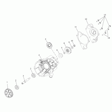 WATER PUMP - 0971758 (4941984198c010)