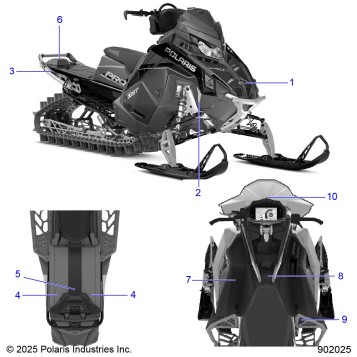 BODY, DECALS -  S26TFM8MSB/8MSC (902025)