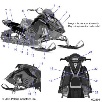 BODY, DECAL, MARMALADE ORANGE SIDE PANEL - S25TGM8MS (602894)