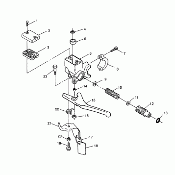 MASTER CYLINDER - 0980443 (4942054205b005)