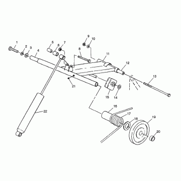REAR TORQUE ARM - 0980443 (4942054205b014)