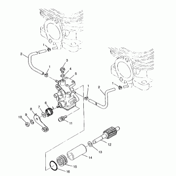 OIL PUMP SPORT 0980443 and SPORT TOURING 0980243 (4942054205C011)